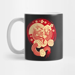 Traditional Chinese Dragon Mug